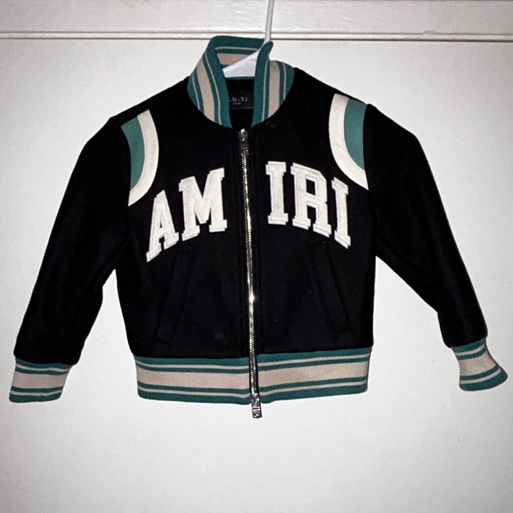 Amiri Boy's Logo-Print Collegiate Inspired Bomber